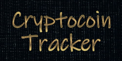 Picture 
                  containing the text 'Cryptocoin Tracker'.